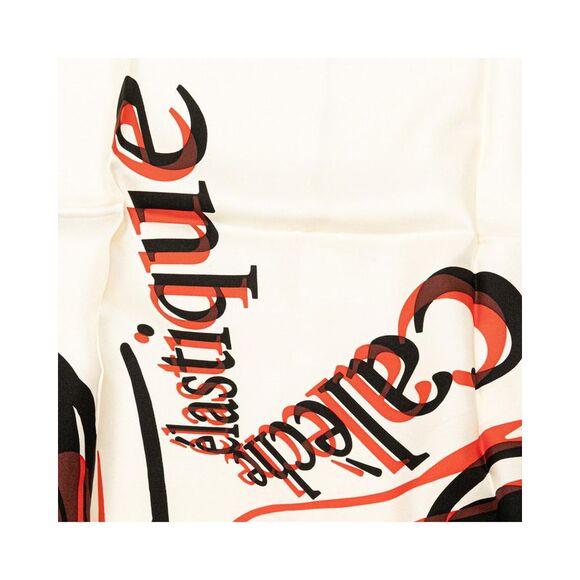 Pre Loved Hermes Silk Canvas Scarf with Multicolor Design - Picture 5 of 6